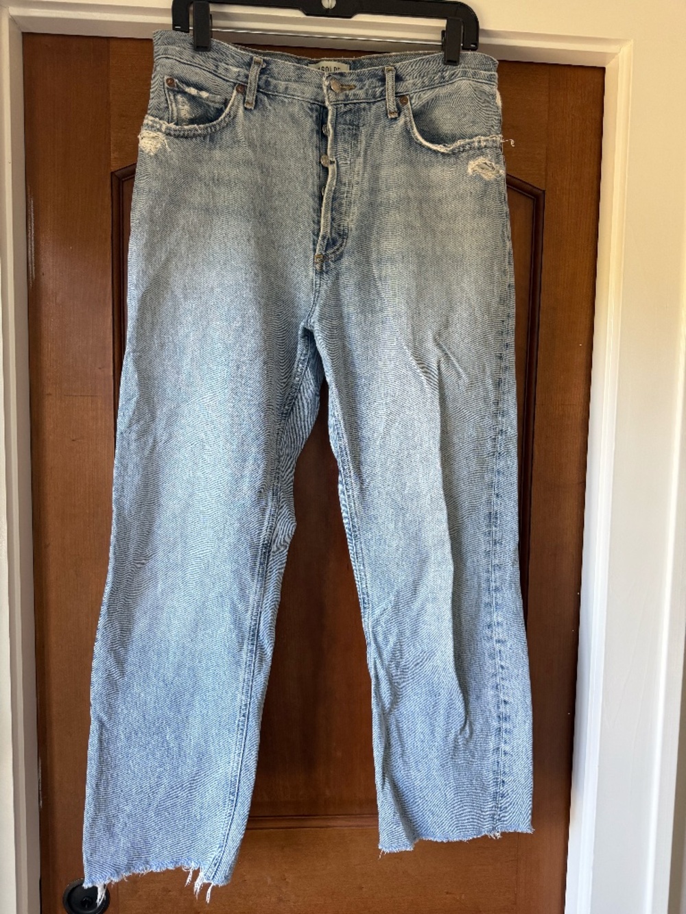 Agolde 90's Pinch Waist High Rise Straight Jeans